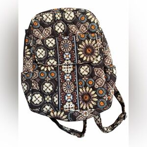 Vera Bradley Vintage Quilted Floral Patterned Backpack